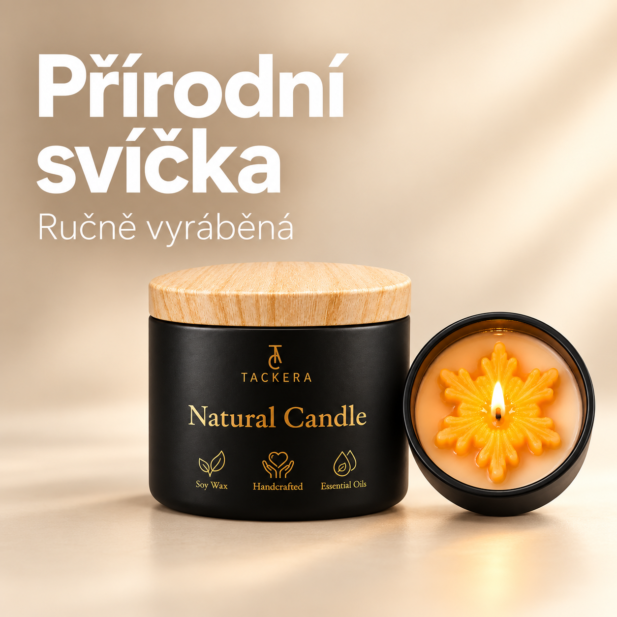 Tackera Prirodni-sojova-svicka